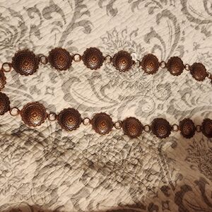 43" Copper Concho Belt NWT